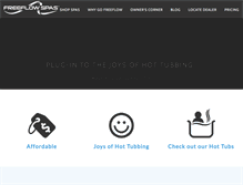 Tablet Screenshot of freeflowspas.com